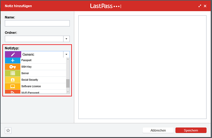 LastPass_SecureNote_01_Select_Type