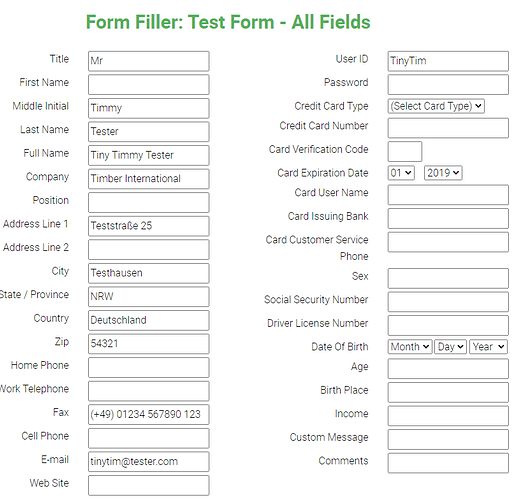 Roboform-FormFiller-TestForm