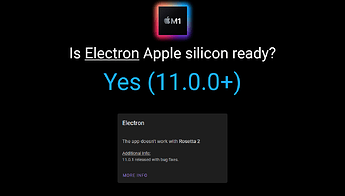 Screenshot_2020-11-21 Does Electron support Apple silicon