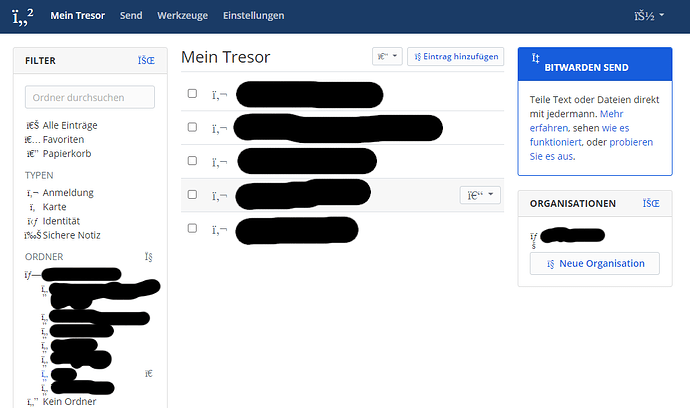 2021-08-13 11_18_41-Mein Tresor _ Bitwarden Web-Tresor