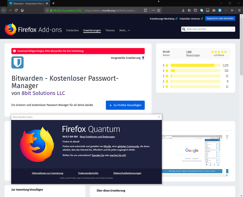 dashlane browser extension firefox